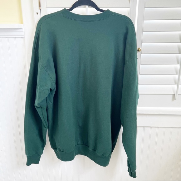 Vintage Forest Green This Grandma is for Hugging Embroidered Sweatshirt XL - Picture 3 of 5